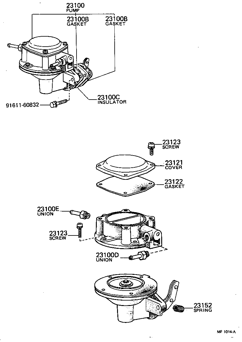  CARINA |  FUEL PUMP PIPE