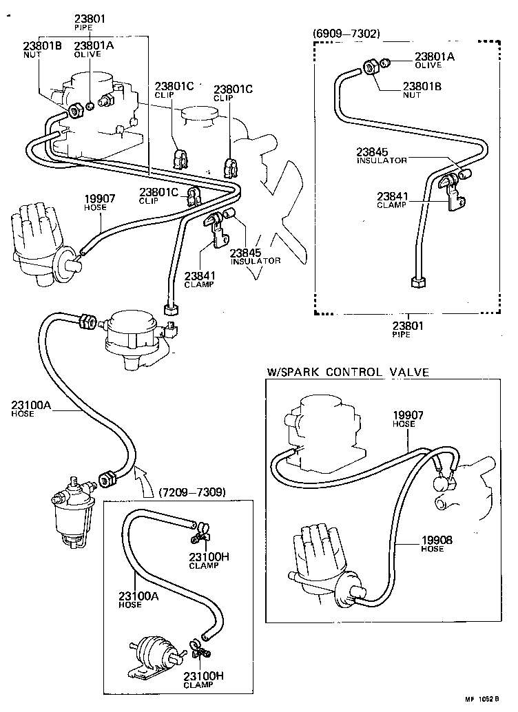  LAND CRUISER 40 45 55 |  FUEL PIPE CLAMP