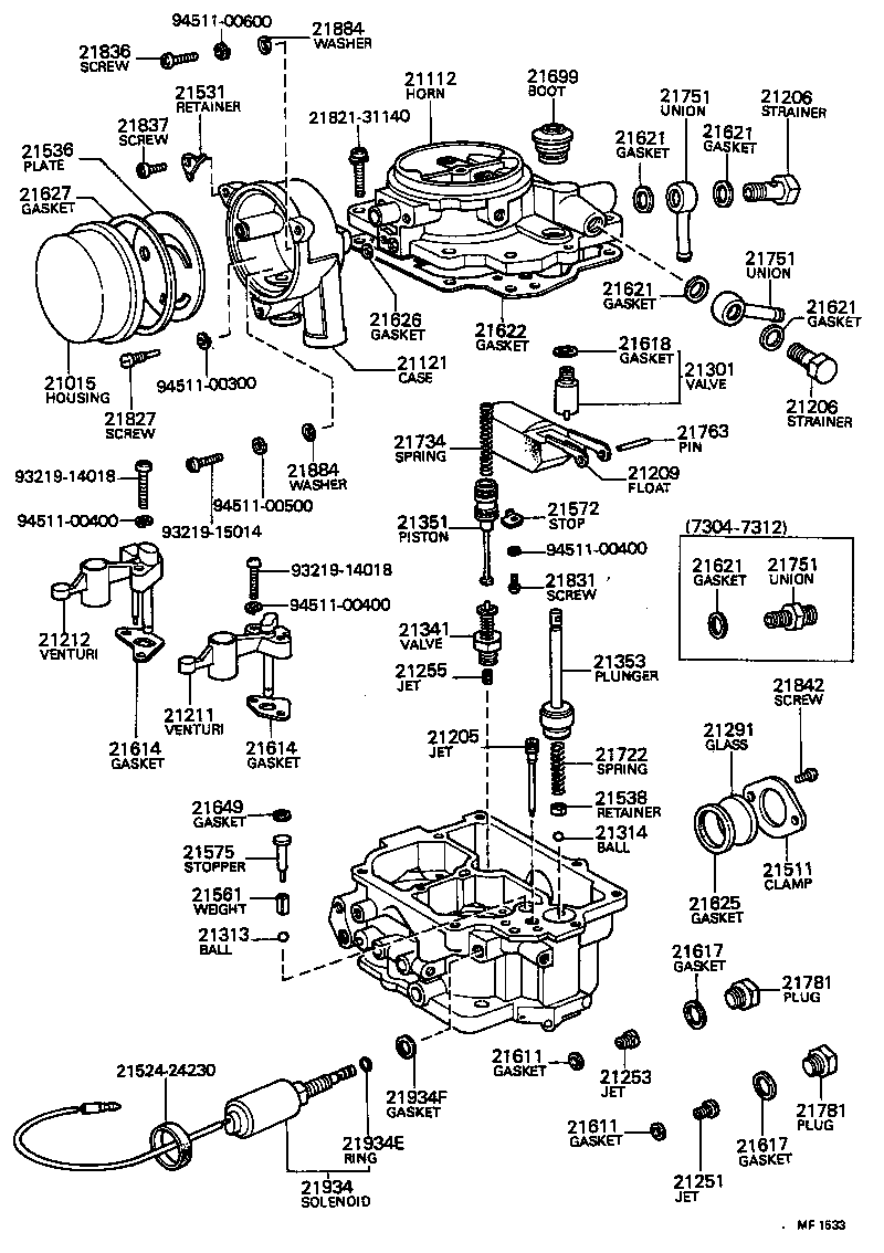  CARINA |  CARBURETOR