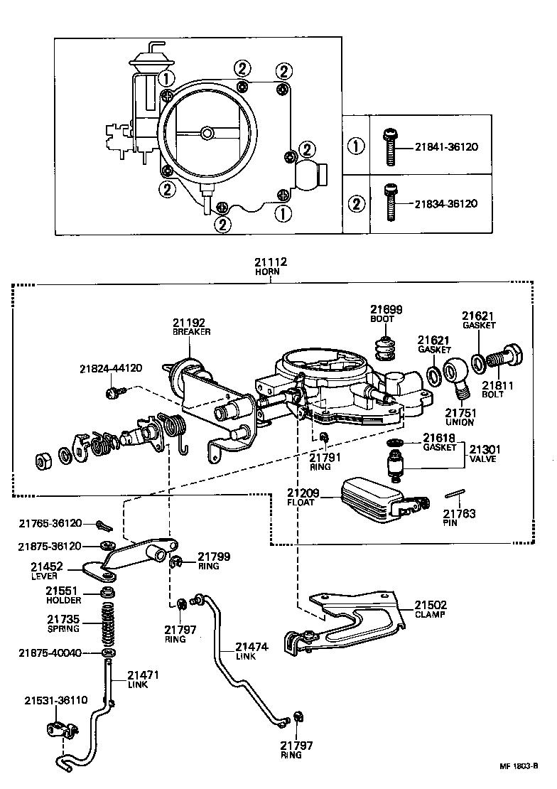  HIACE |  CARBURETOR