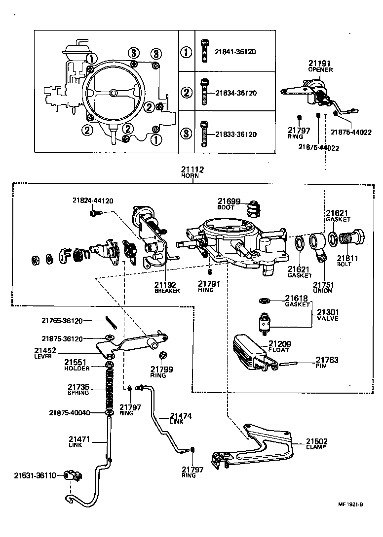  HIACE |  CARBURETOR