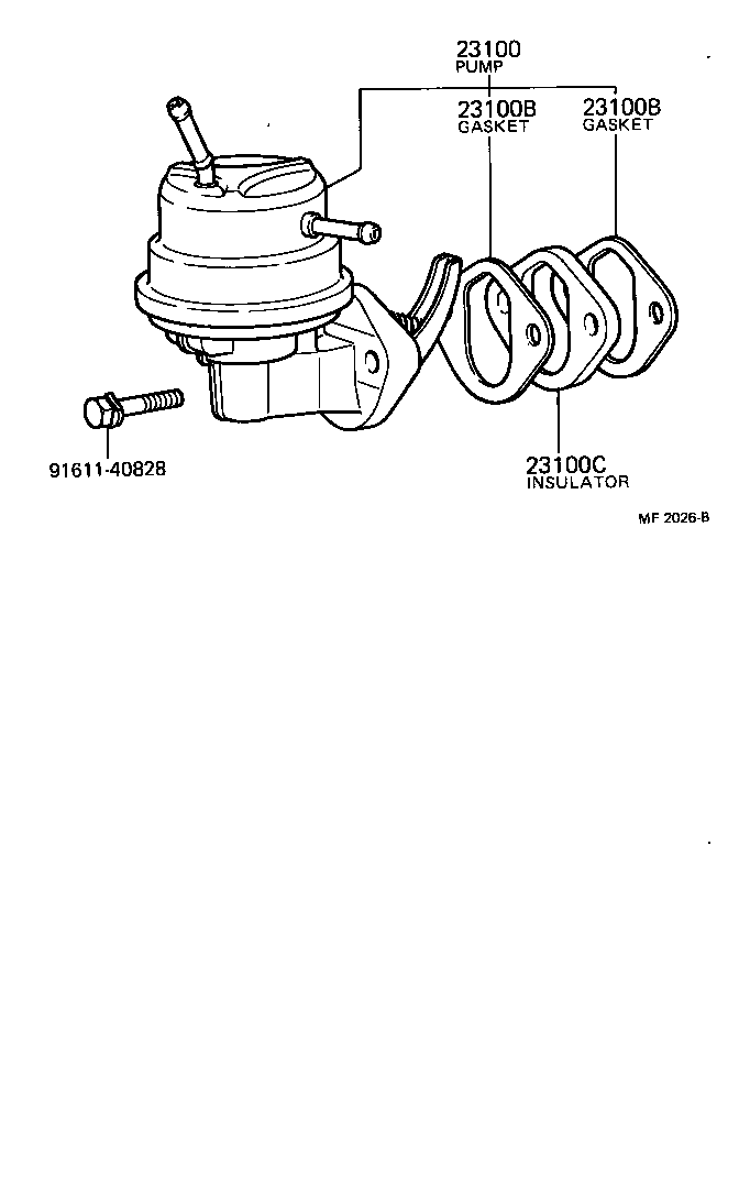  HIACE |  FUEL PUMP PIPE