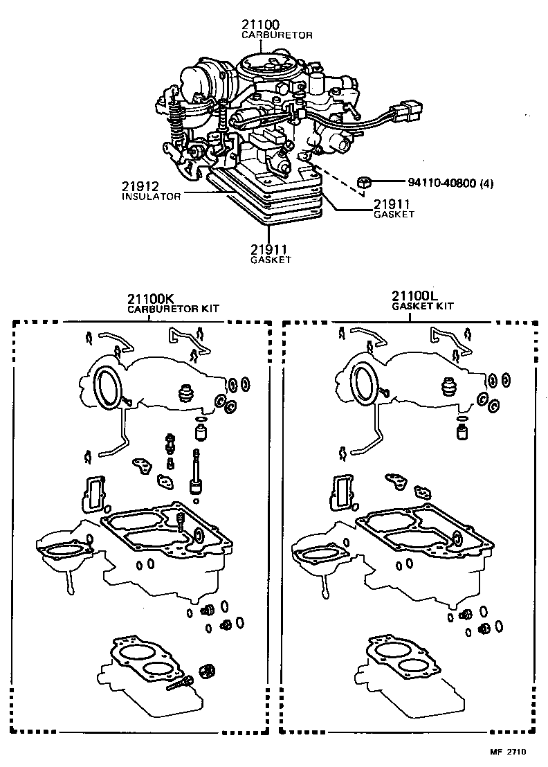  CARINA |  CARBURETOR ASSEMBLY