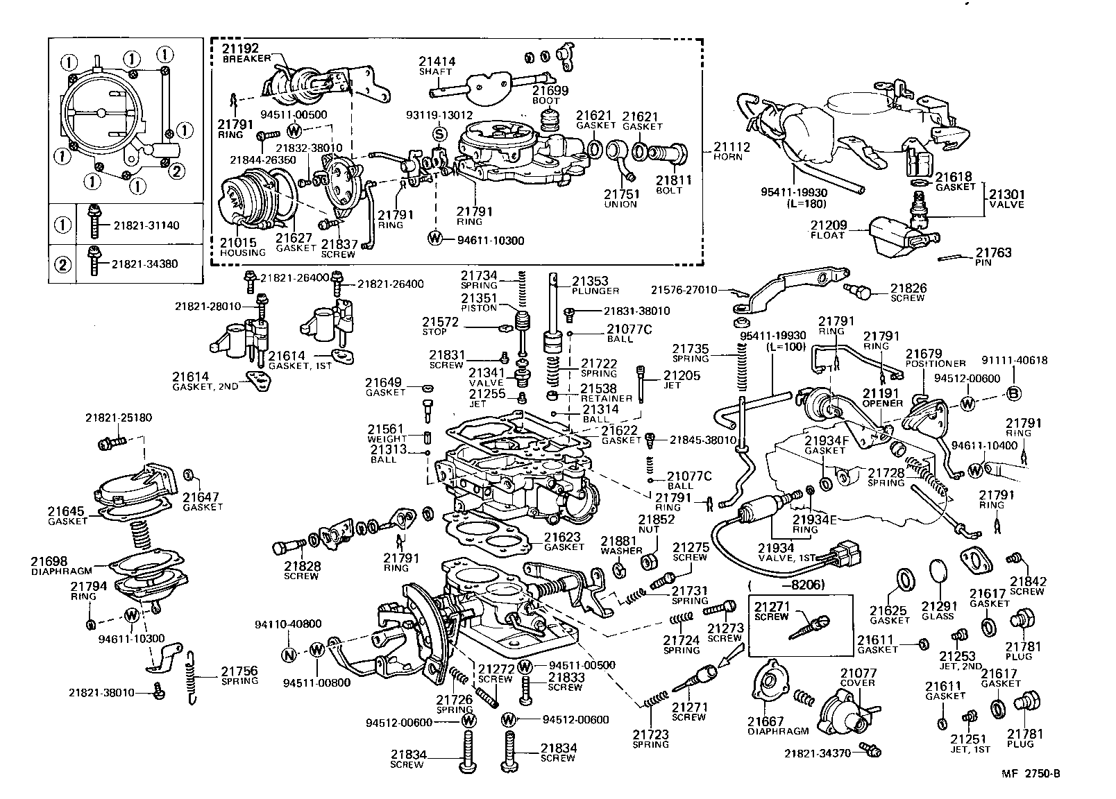  CARINA |  CARBURETOR