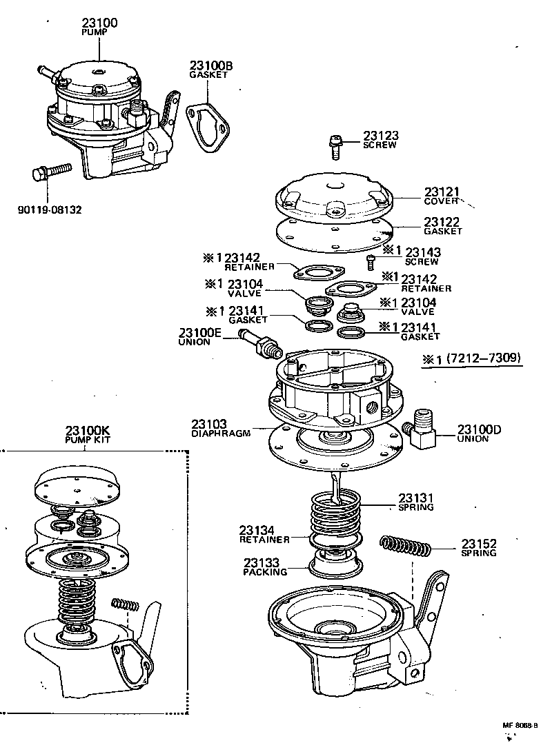  LAND CRUISER 40 45 55 |  FUEL PUMP PIPE