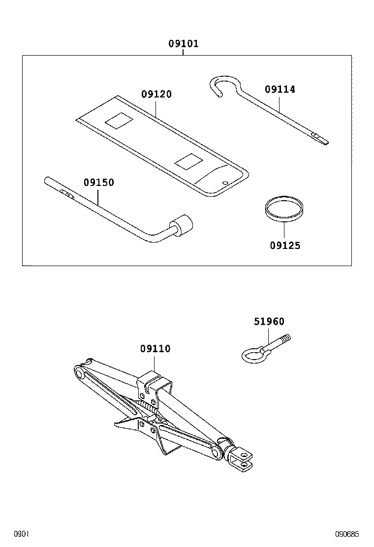  AGYA WIGO |  STANDARD TOOL