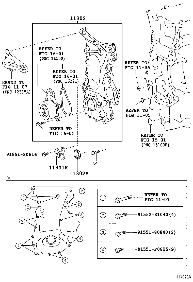  ETIOS |  TIMING GEAR COVER REAR END PLATE