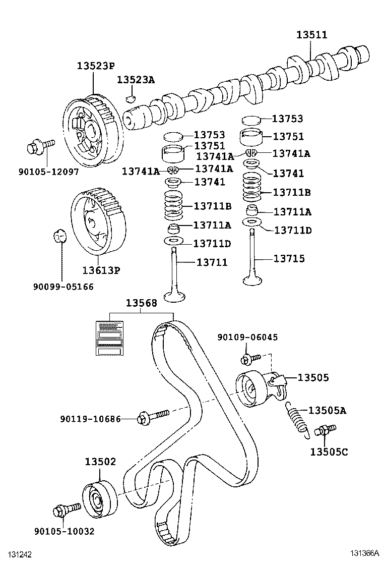  COROLLA ALTIS |  CAMSHAFT VALVE
