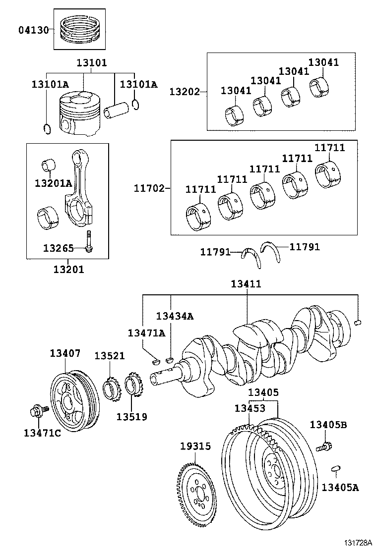  ETIOS LIVA CROSS |  CRANKSHAFT PISTON