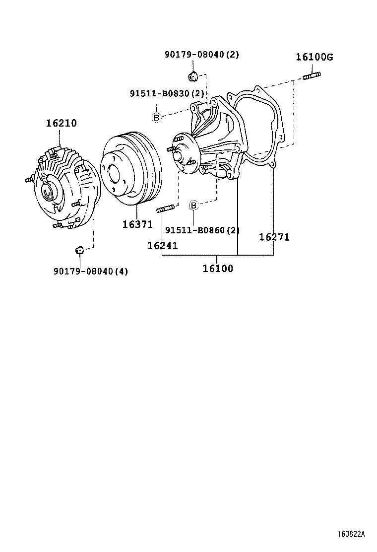  LAND CRUISER 70 |  WATER PUMP