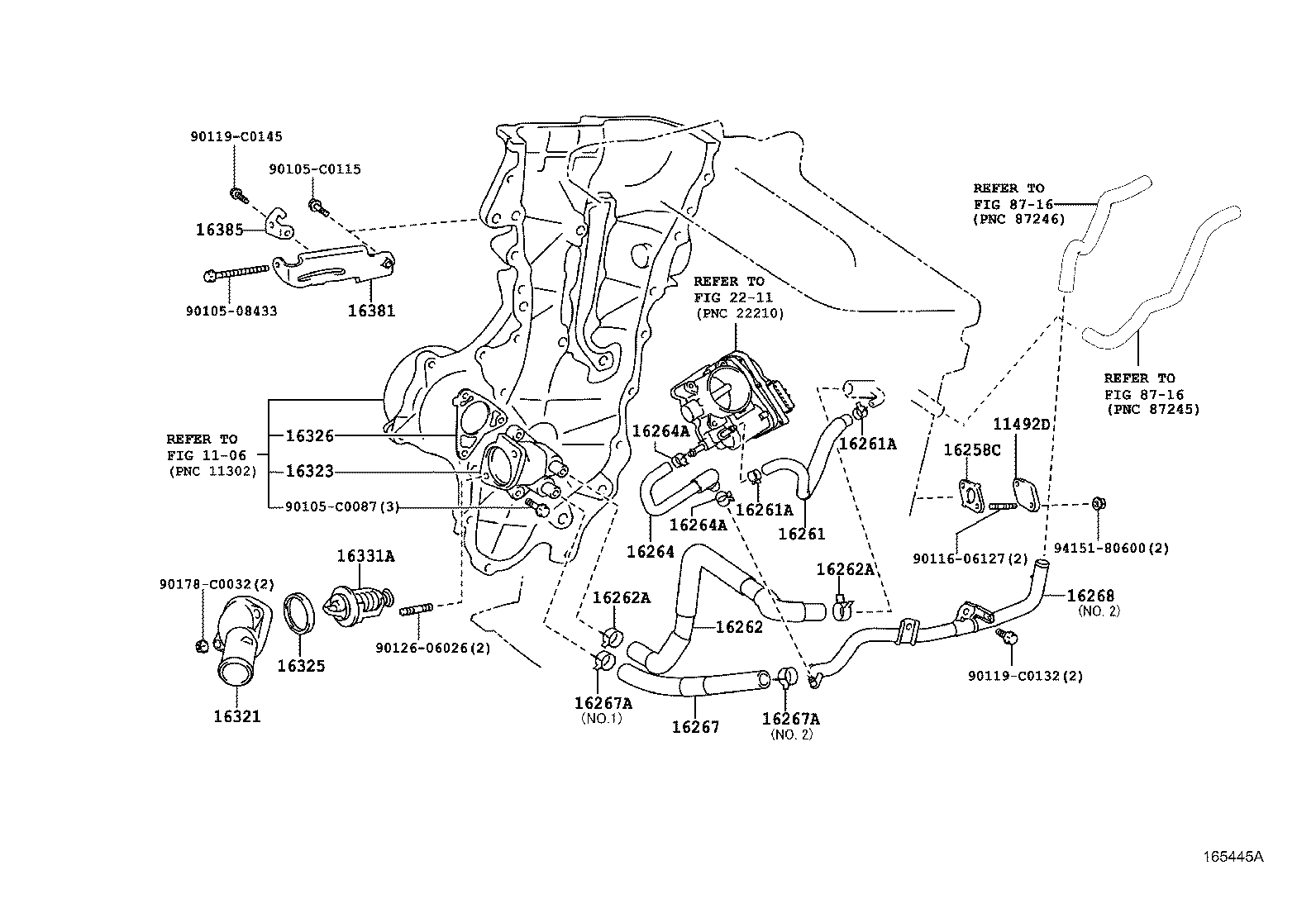  RAV4 CHINA |  RADIATOR WATER OUTLET
