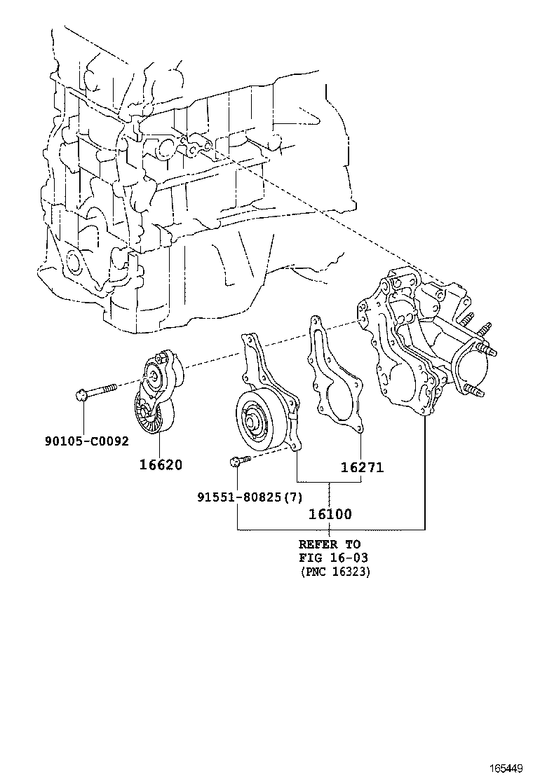  RAV4 CHINA |  WATER PUMP