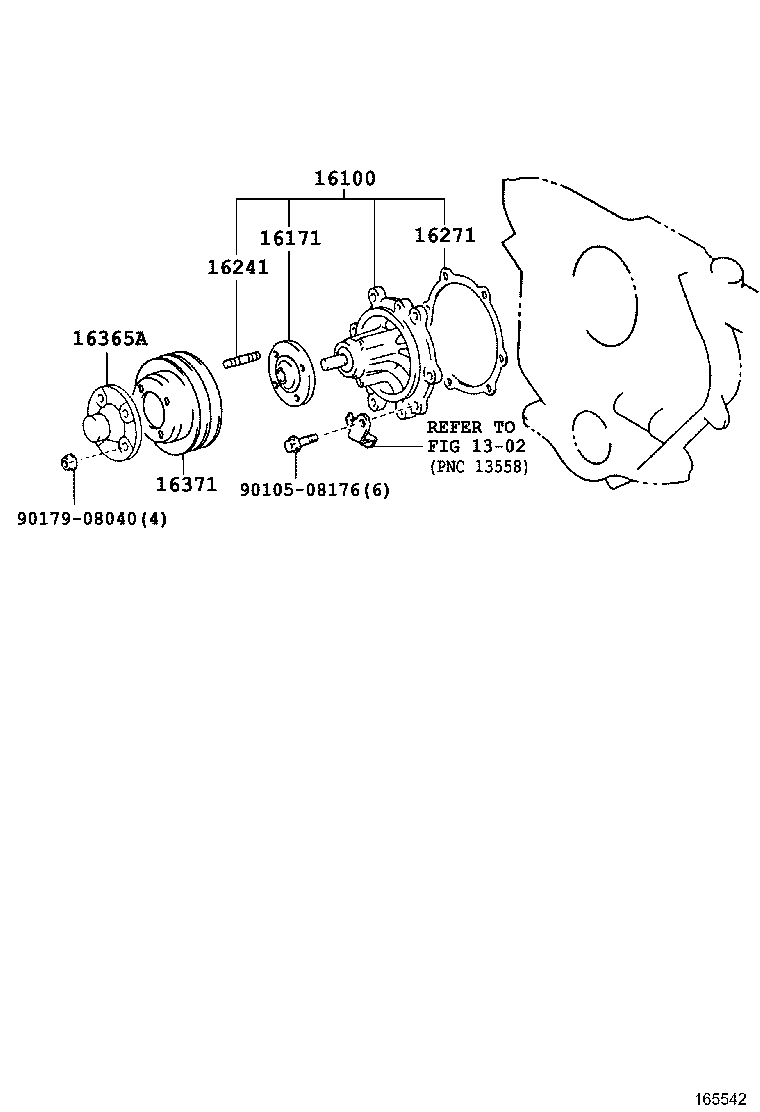  HIACE |  WATER PUMP