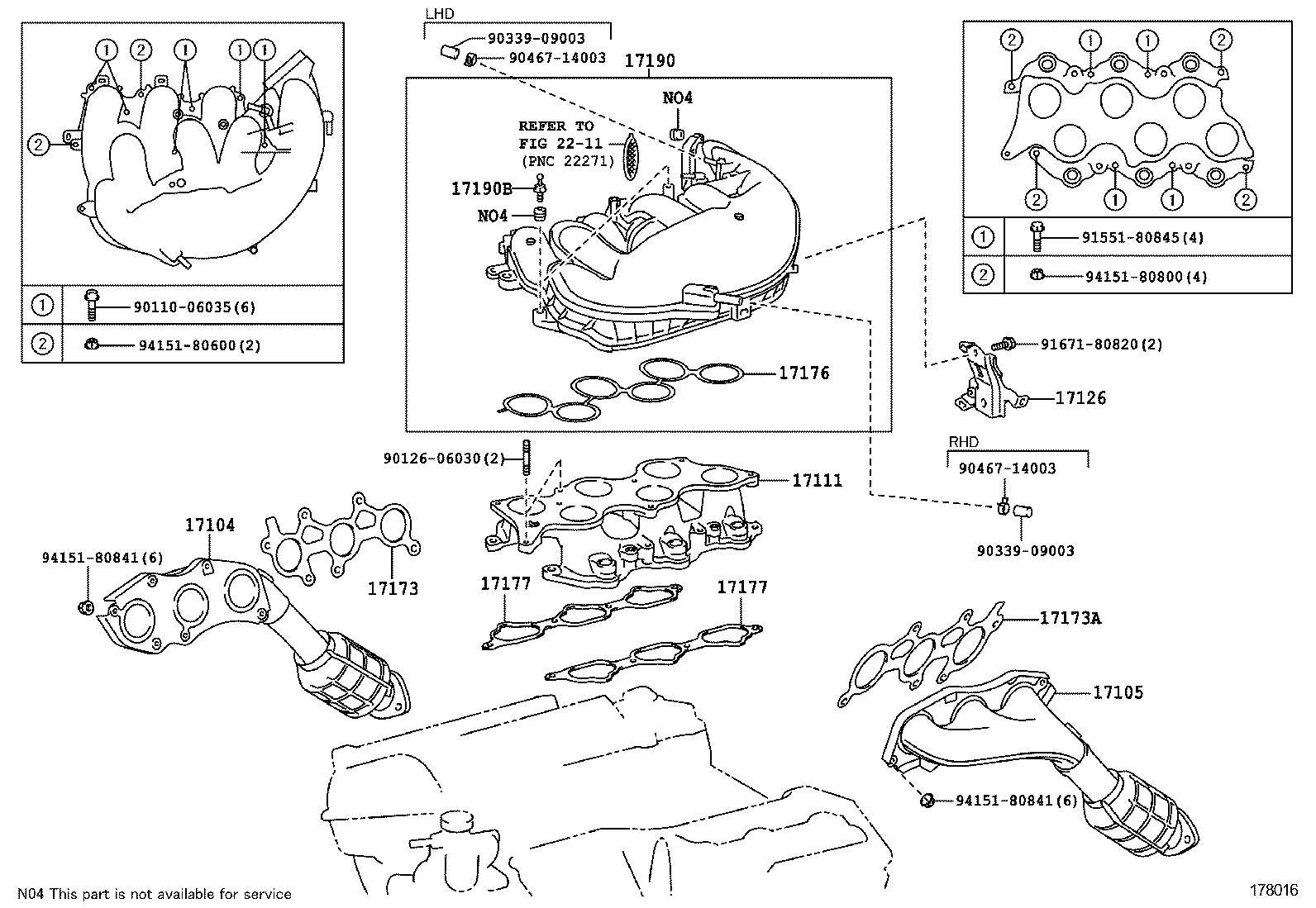  IS250 350 300H |  MANIFOLD