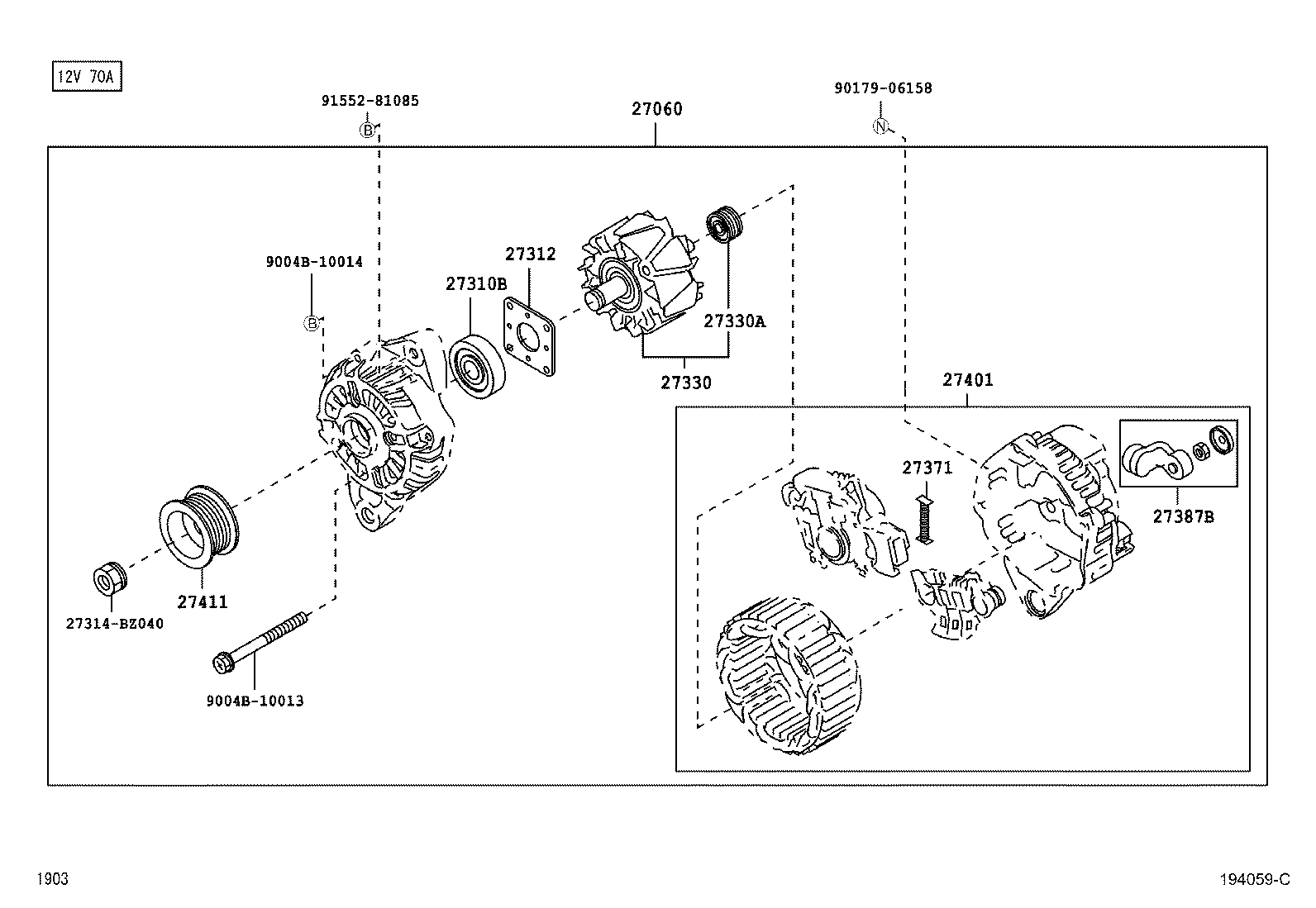 AGYA WIGO |  ALTERNATOR