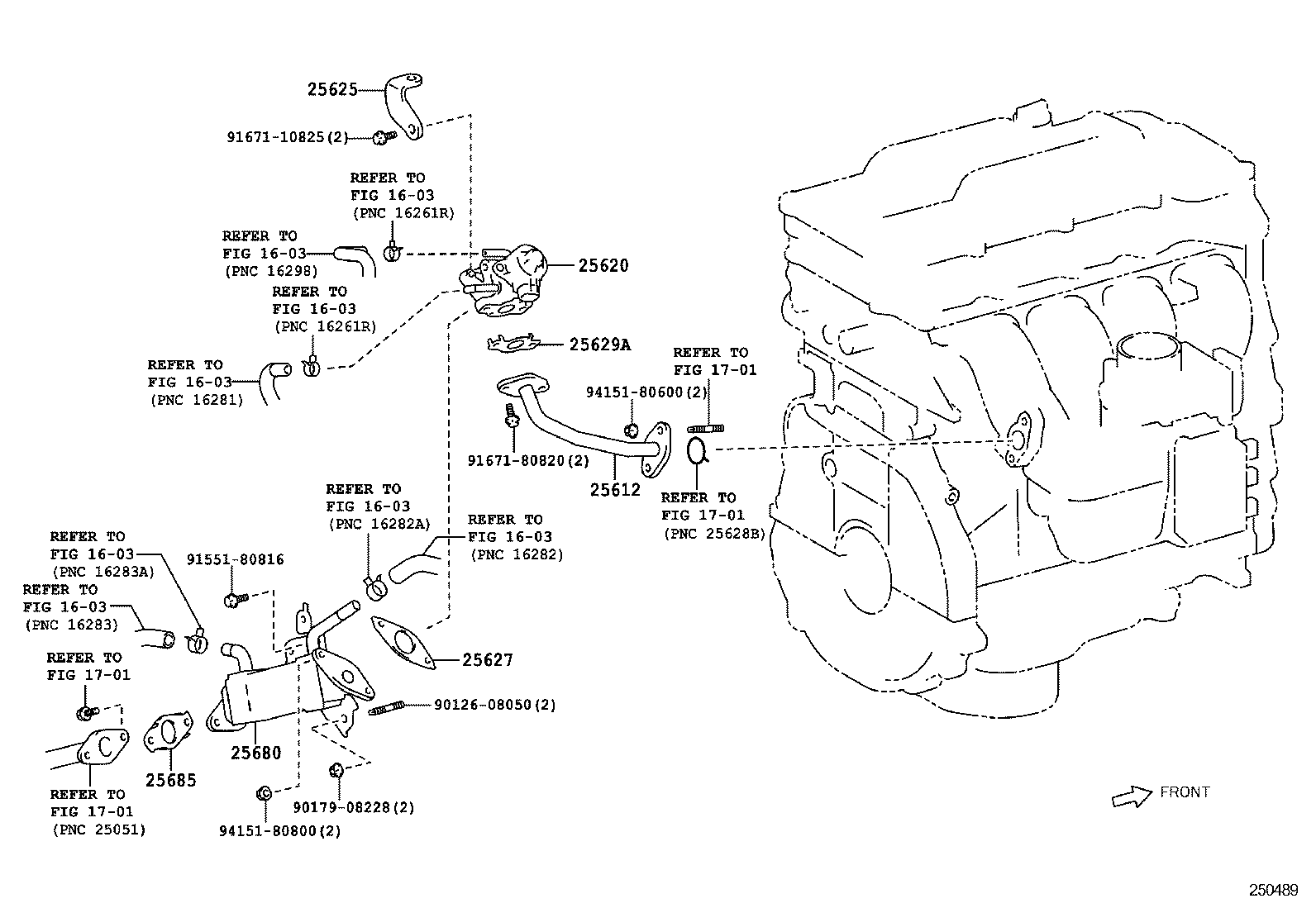  IS250 350 300H |  EXHAUST GAS RECIRCULATION SYSTEM