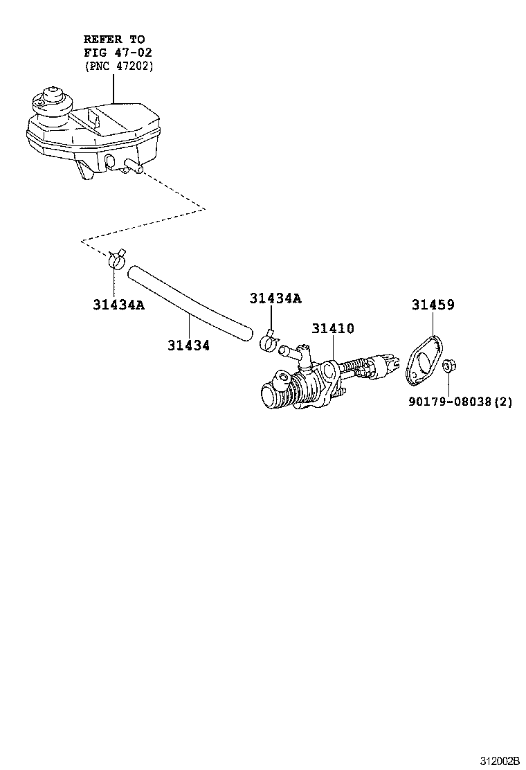  COROLLA ALTIS |  CLUTCH MASTER CYLINDER
