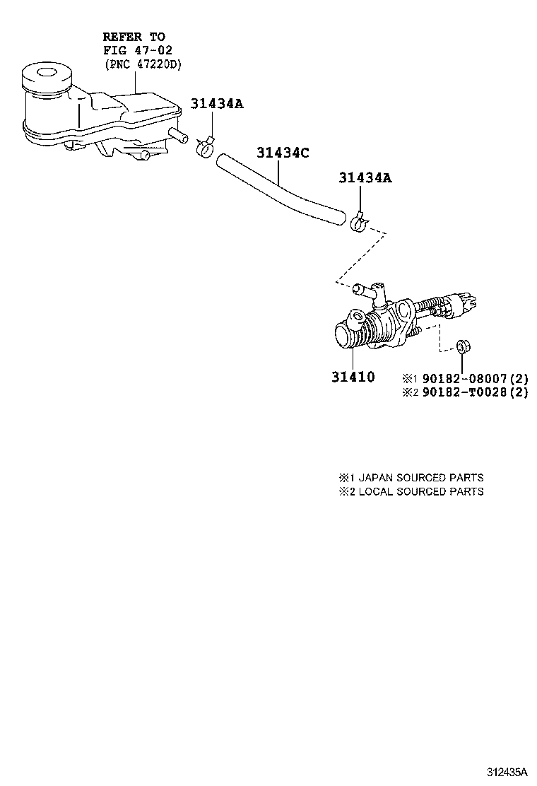  ETIOS LIVA CROSS |  CLUTCH MASTER CYLINDER