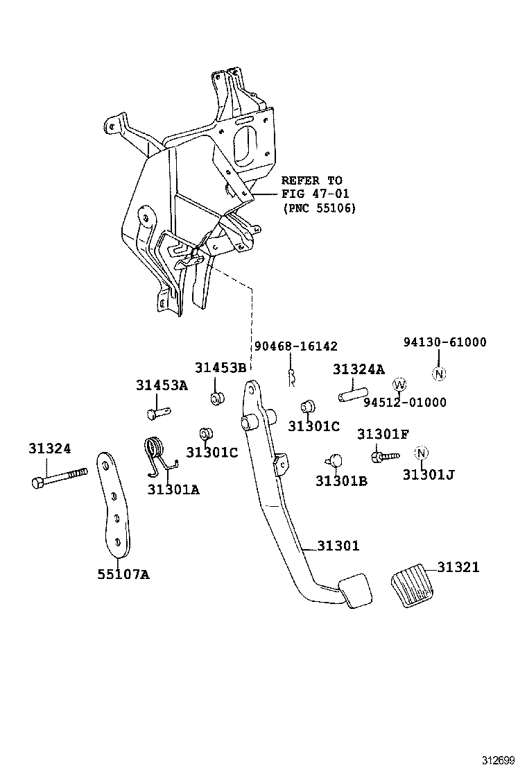  COASTER CHINA |  CLUTCH PEDAL FLEXIBLE HOSE