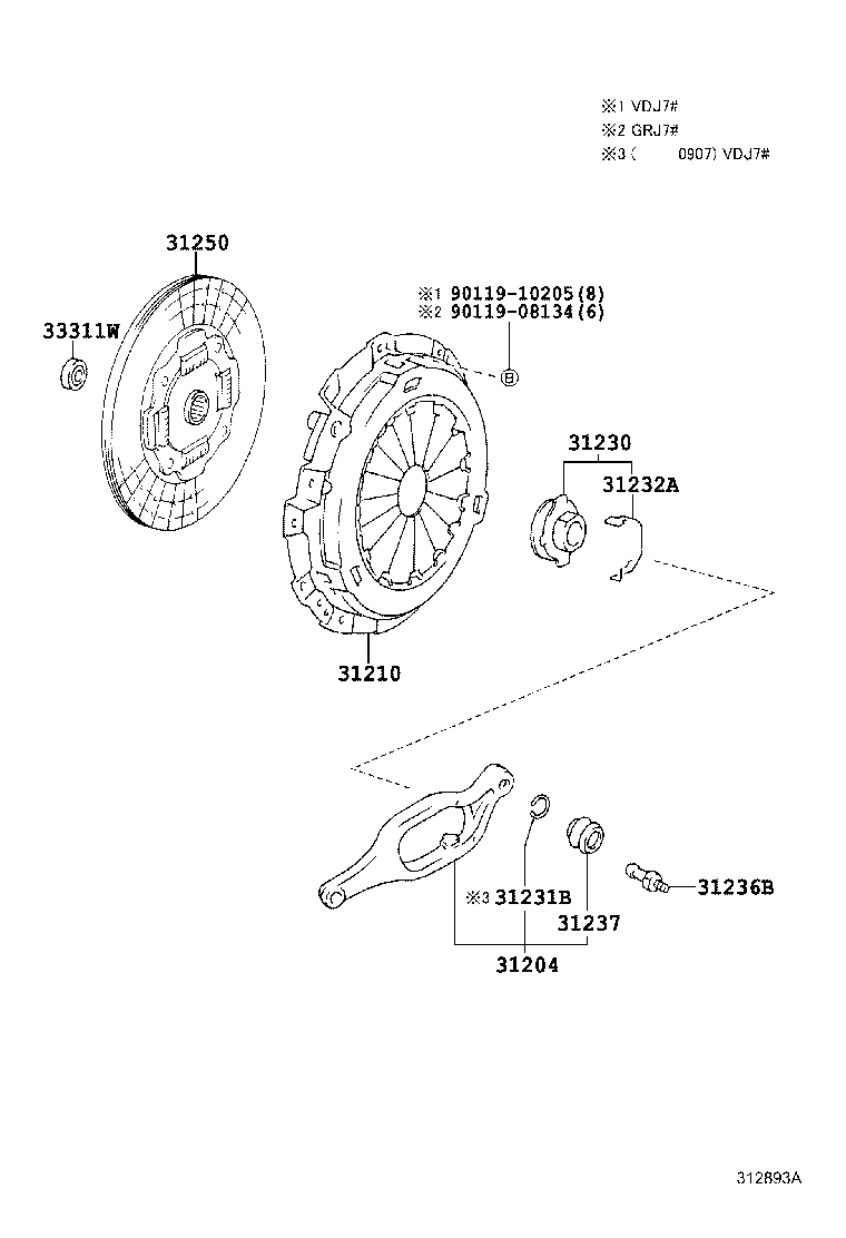  LAND CRUISER 70 |  CLUTCH RELEASE FORK