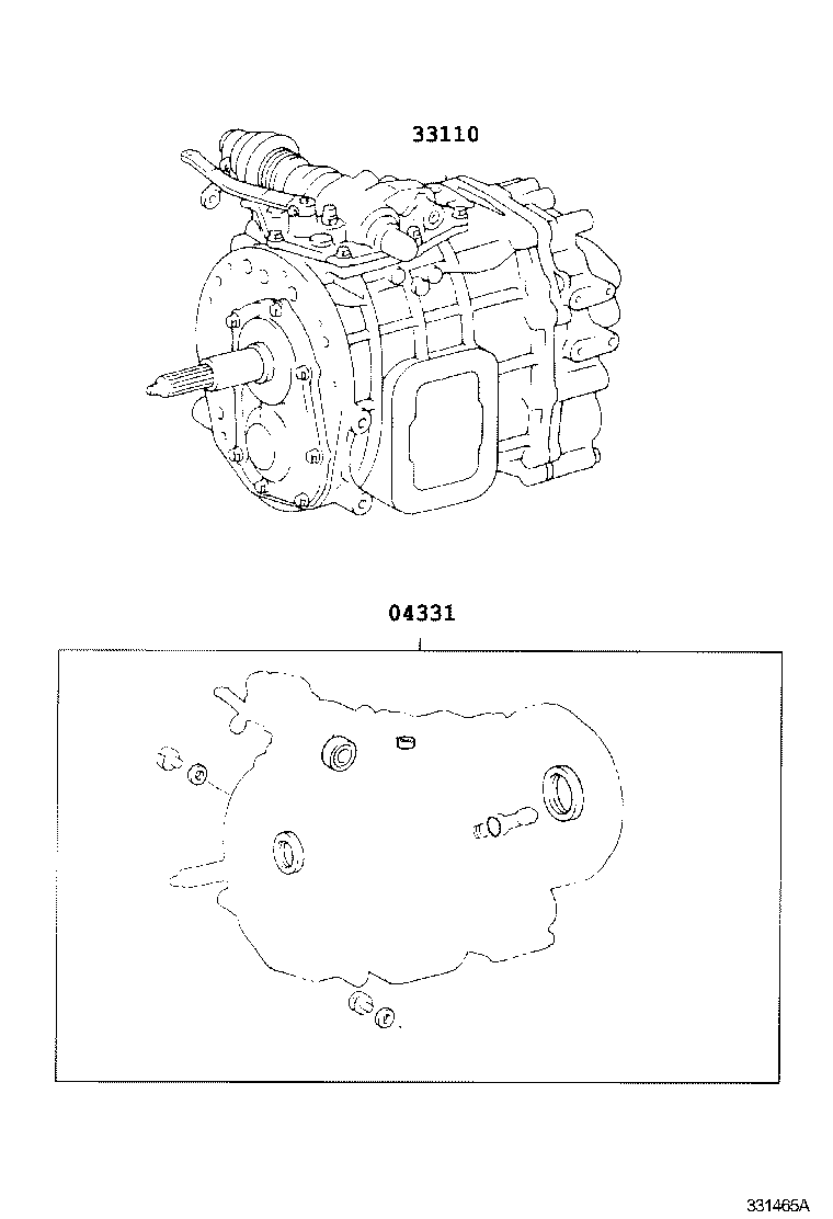  COASTER CHINA |  TRANSAXLE OR TRANSMISSION ASSY GASKET KIT MTM