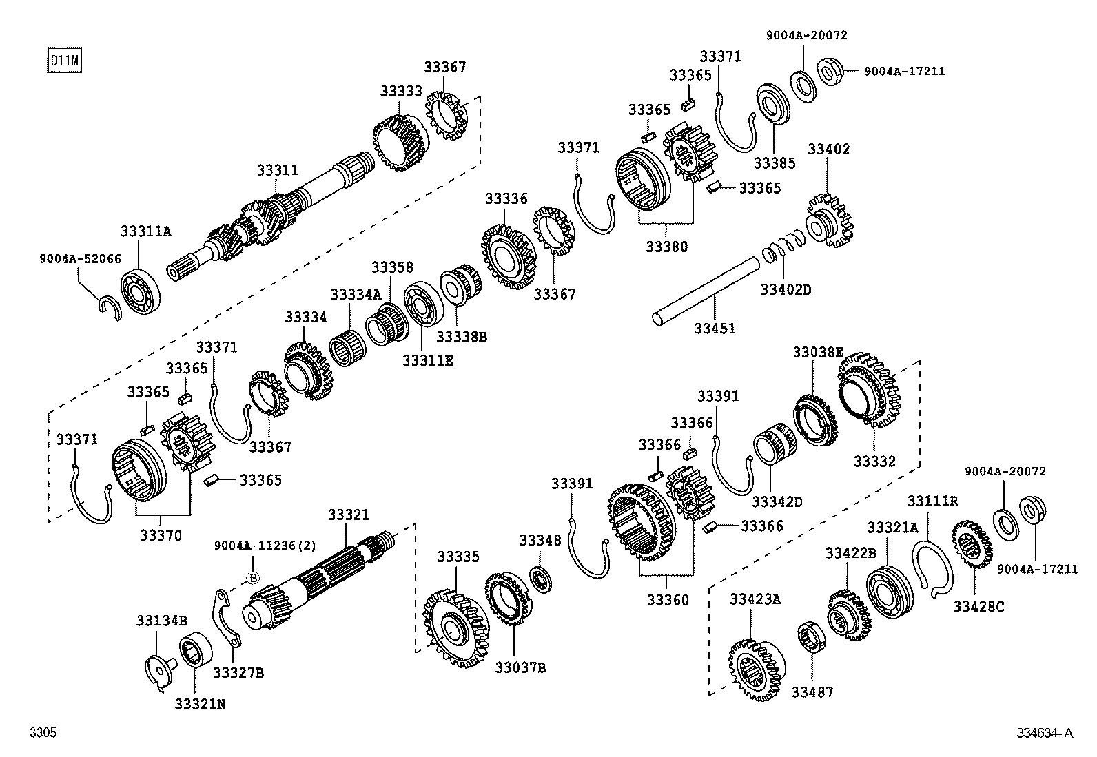  AGYA WIGO |  TRANSMISSION GEAR MTM