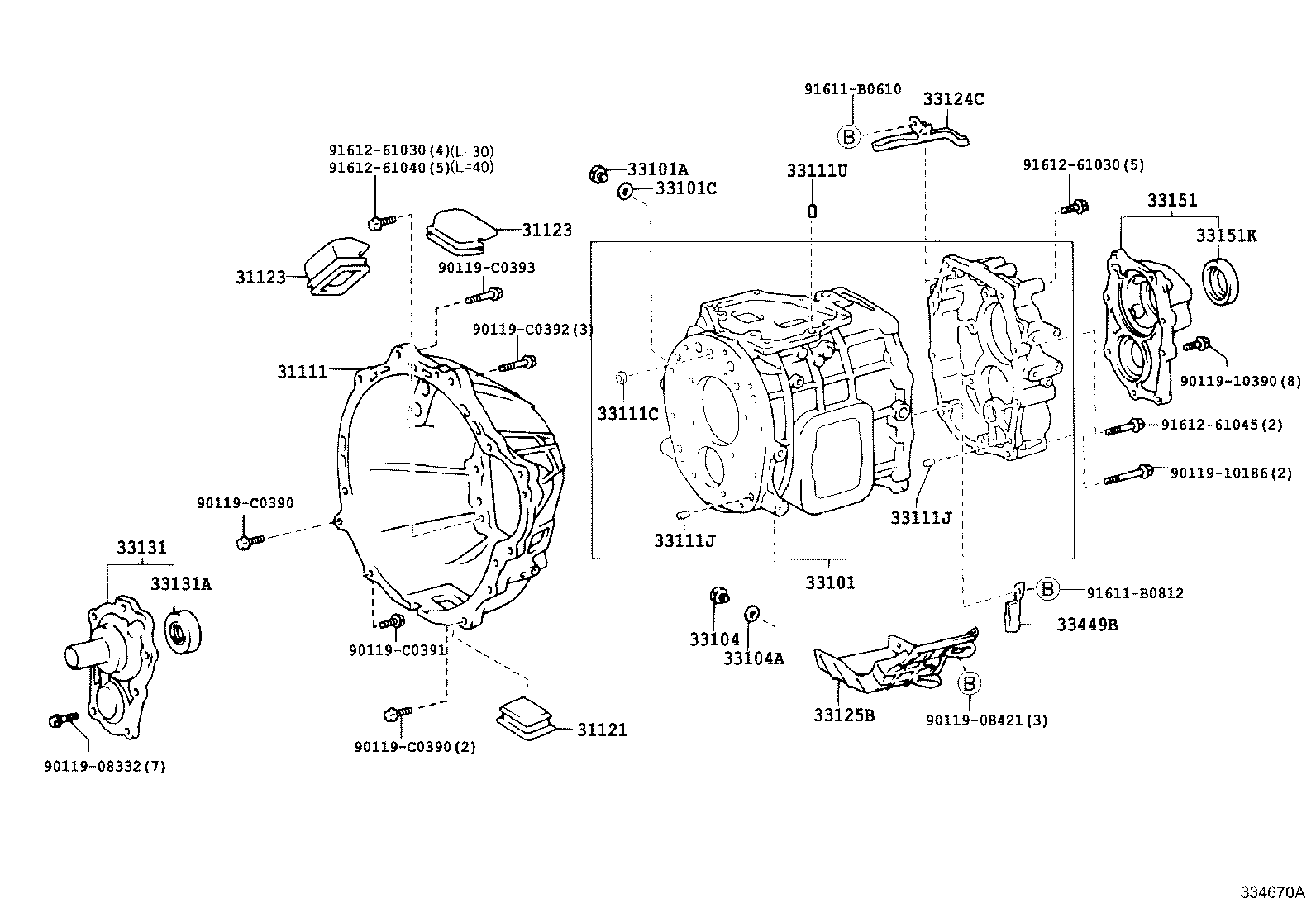  COASTER CHINA |  CLUTCH HOUSING TRANSMISSION CASE MTM