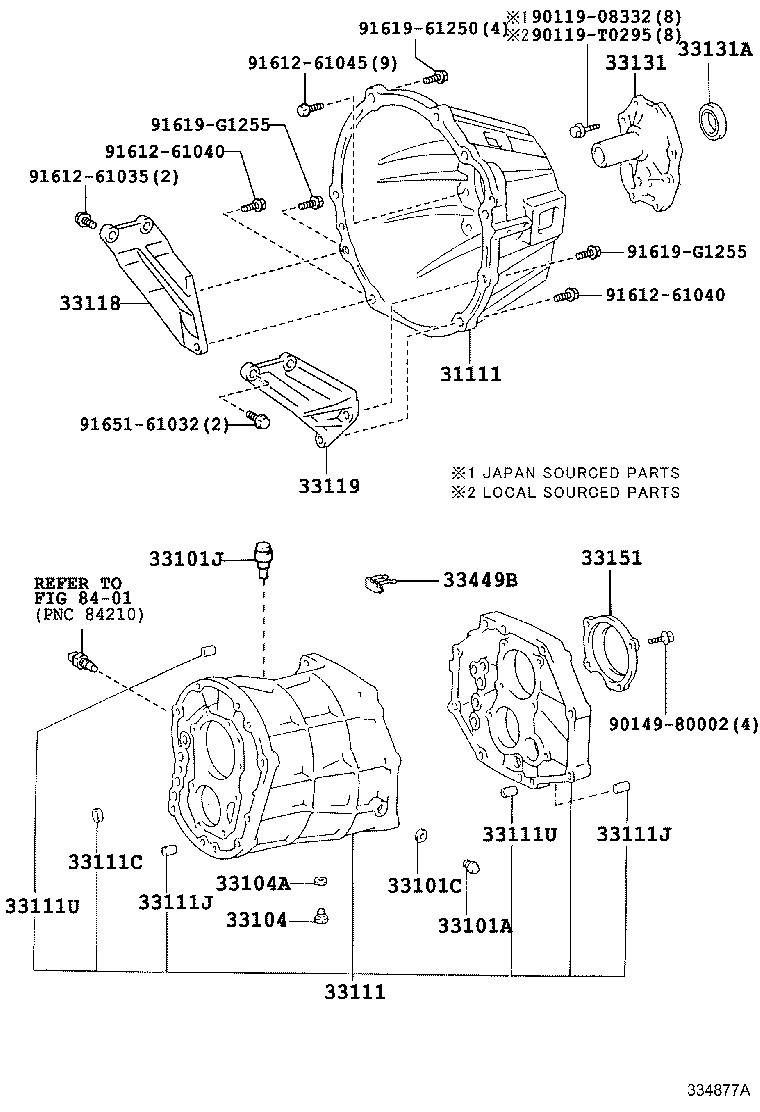  HIACE |  CLUTCH HOUSING TRANSMISSION CASE MTM