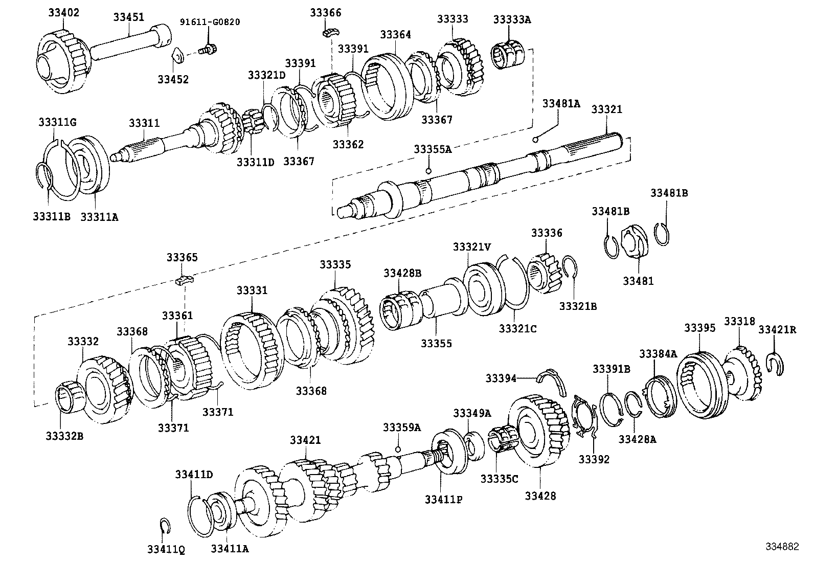  HIACE |  TRANSMISSION GEAR MTM