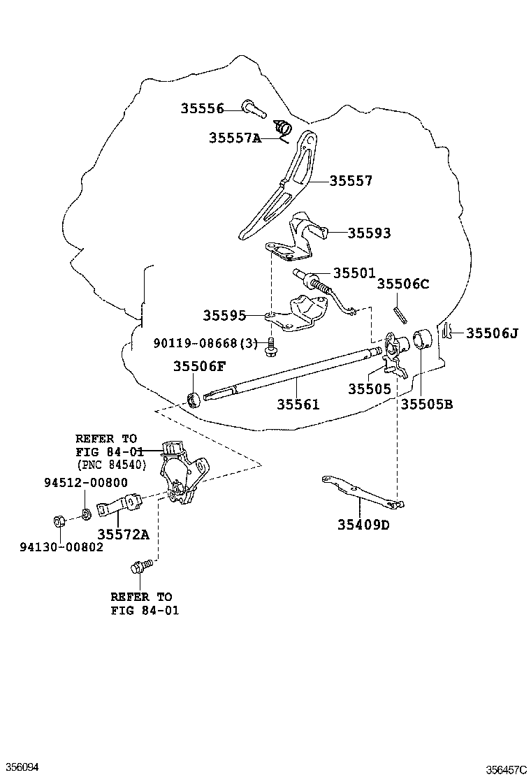  COROLLA |  THROTTLE LINK VALVE LEVER ATM