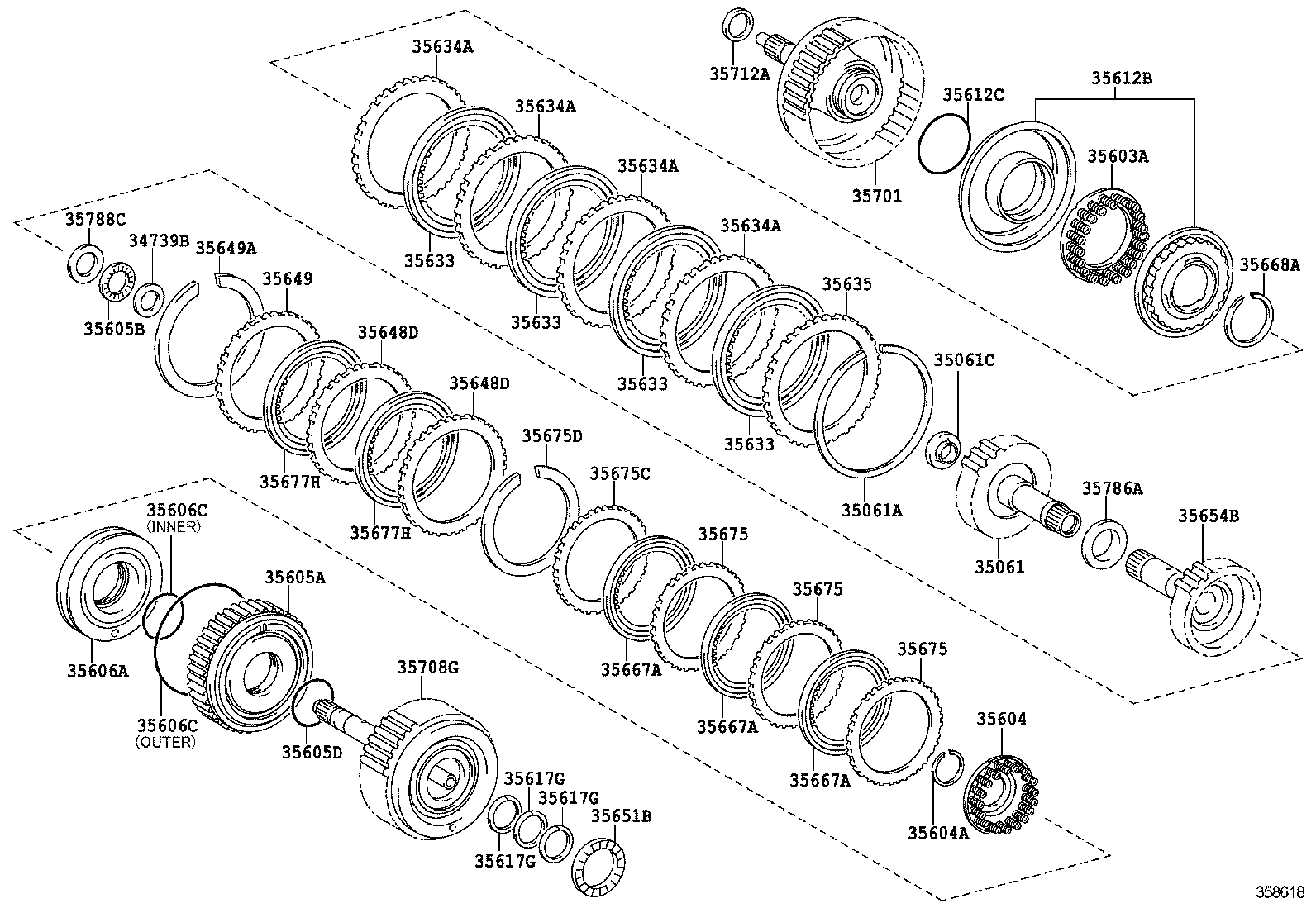  YARIS |  BRAKE BAND MULTIPLE DISC CLUTCH ATM