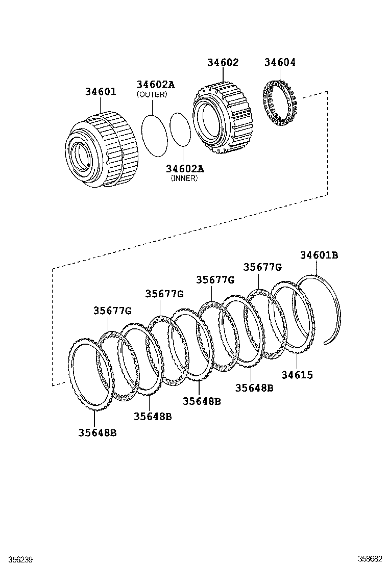  IS250 350 300H |  OVERDRIVE GEAR ATM