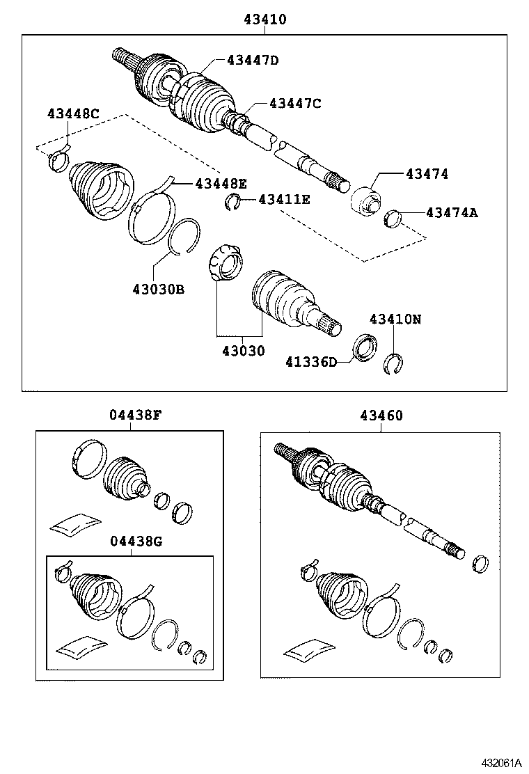  COROLLA ALTIS |  FRONT DRIVE SHAFT