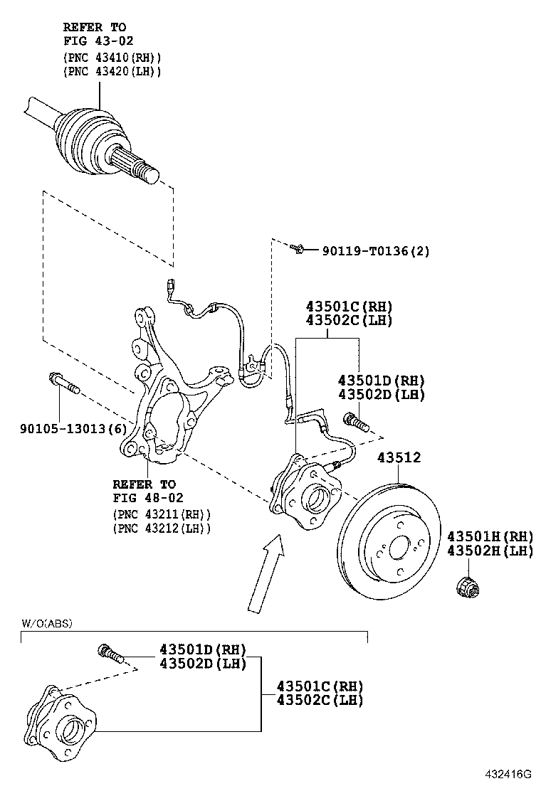  ETIOS LIVA CROSS |  FRONT AXLE HUB