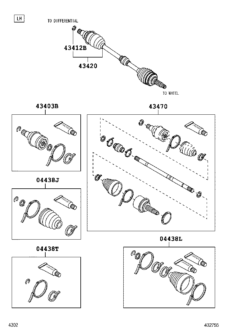  AGYA WIGO |  FRONT DRIVE SHAFT