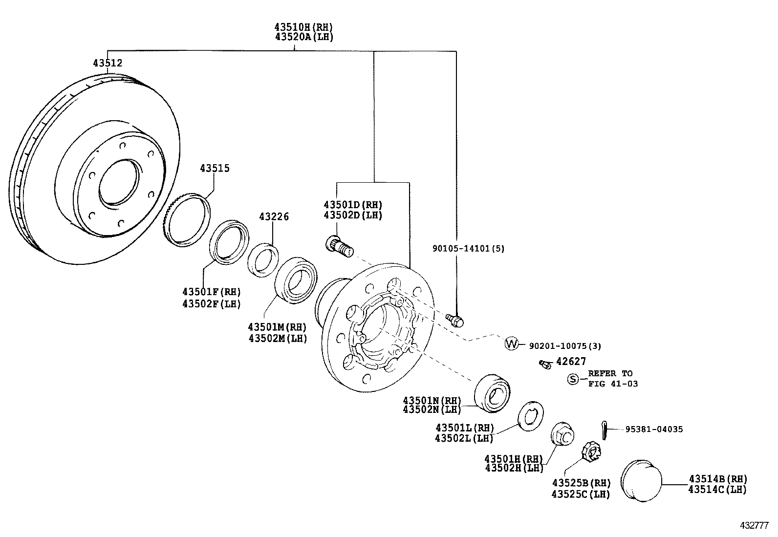  COASTER CHINA |  FRONT AXLE HUB