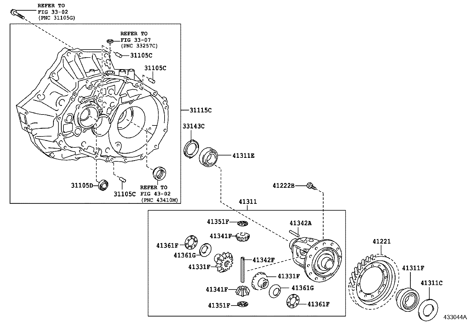  RAV4 CHINA |  FRONT AXLE HOUSING DIFFERENTIAL