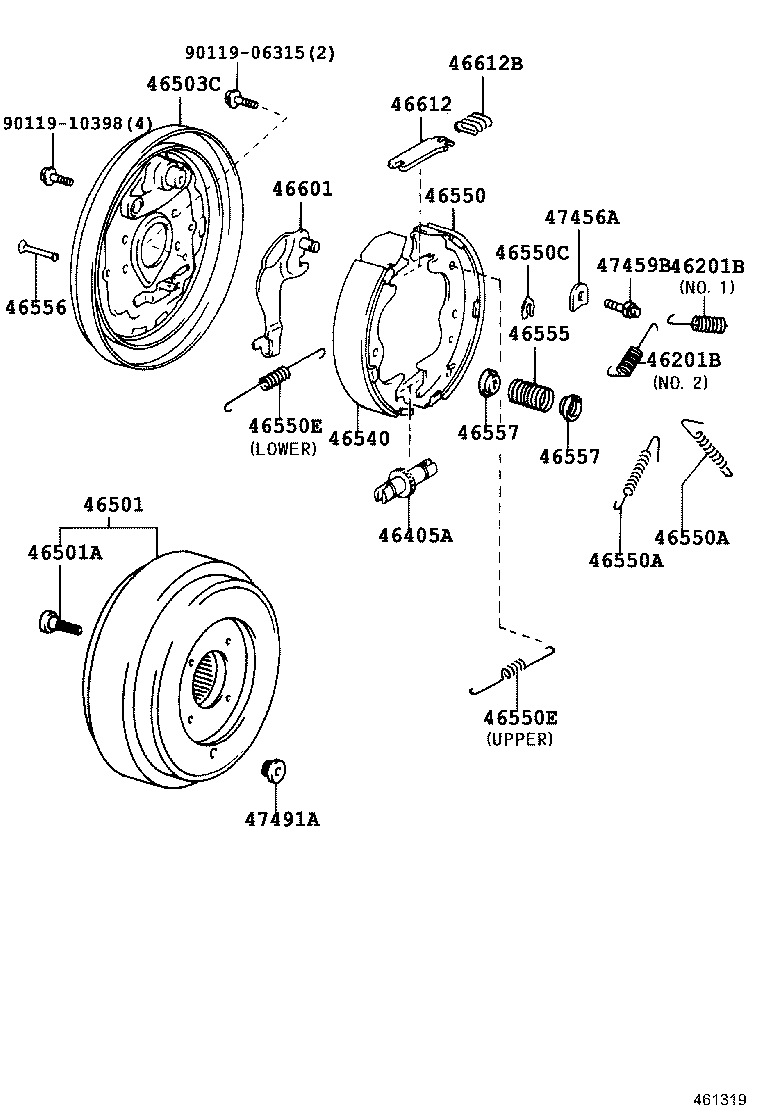  COASTER CHINA |  PARKING BRAKE CABLE