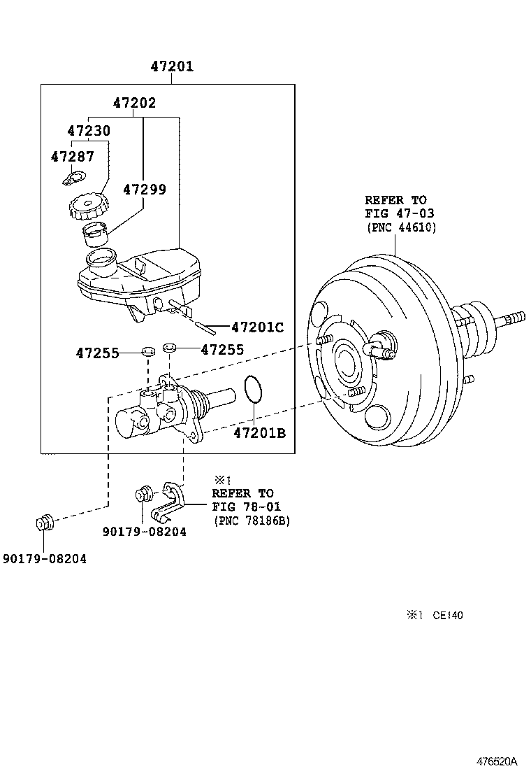  COROLLA ALTIS |  BRAKE MASTER CYLINDER