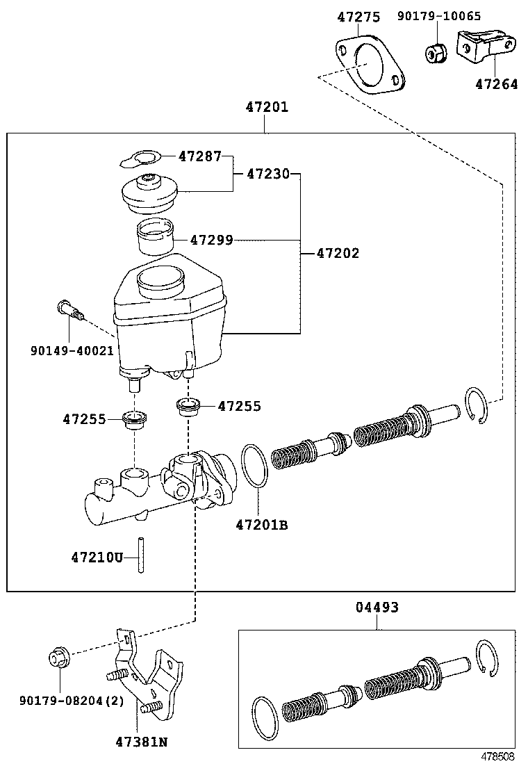  LAND CRUISER 70 |  BRAKE MASTER CYLINDER