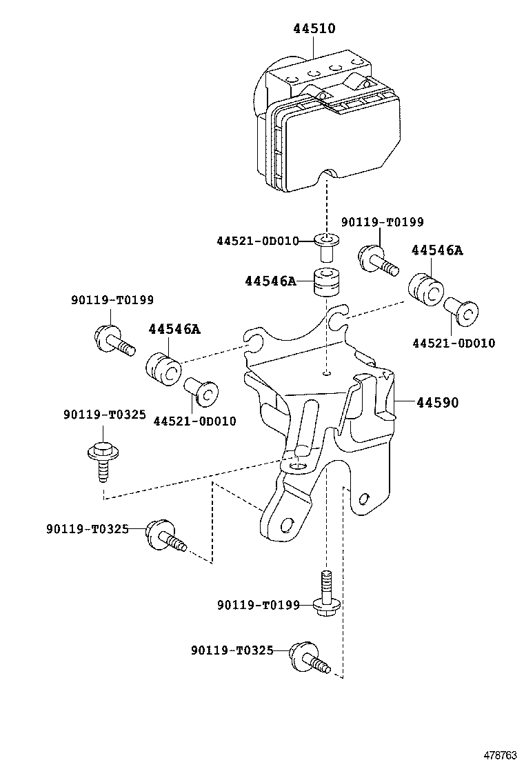  YARIS |  BRAKE TUBE CLAMP