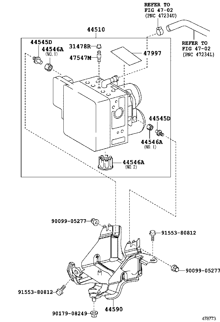  IS250 350 300H |  BRAKE TUBE CLAMP