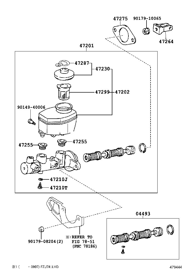  LAND CRUISER 70 |  BRAKE MASTER CYLINDER