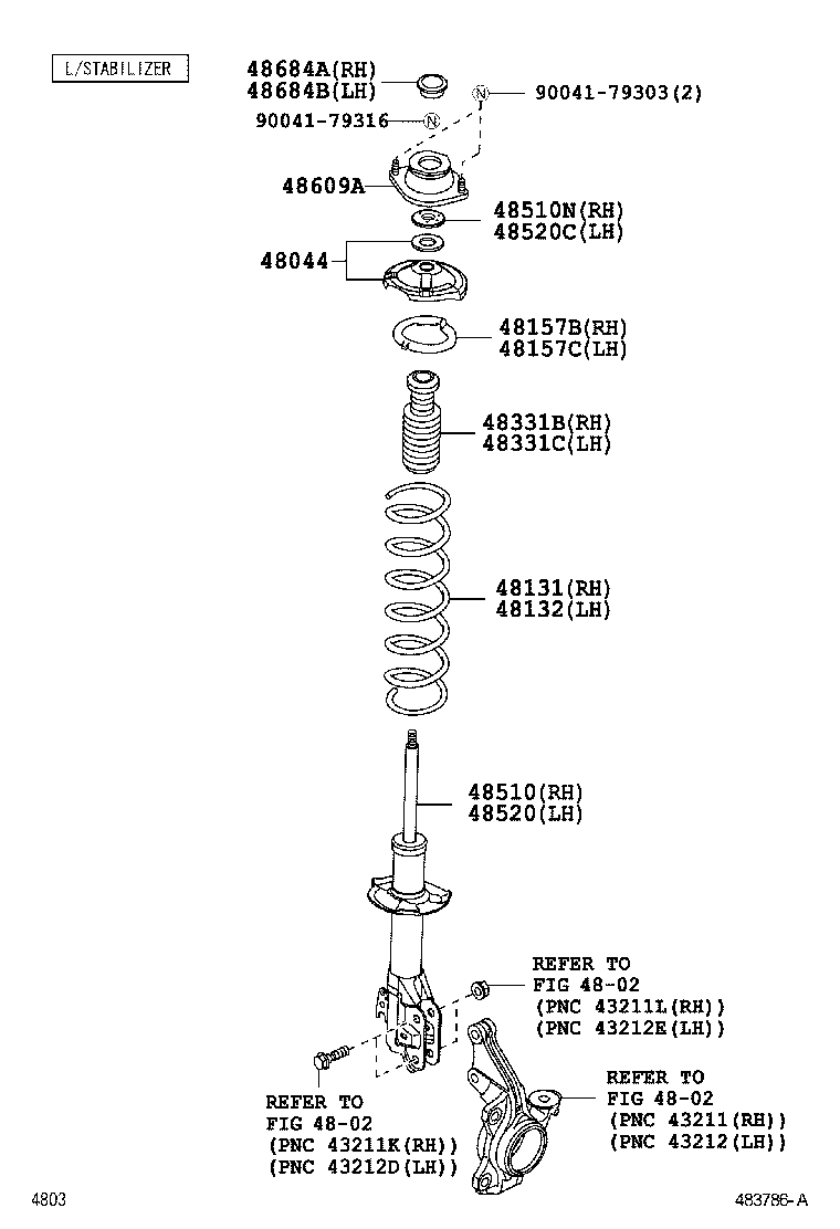  AGYA WIGO |  FRONT SPRING SHOCK ABSORBER