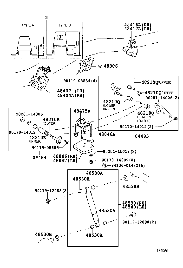  LAND CRUISER 70 |  REAR SPRING SHOCK ABSORBER
