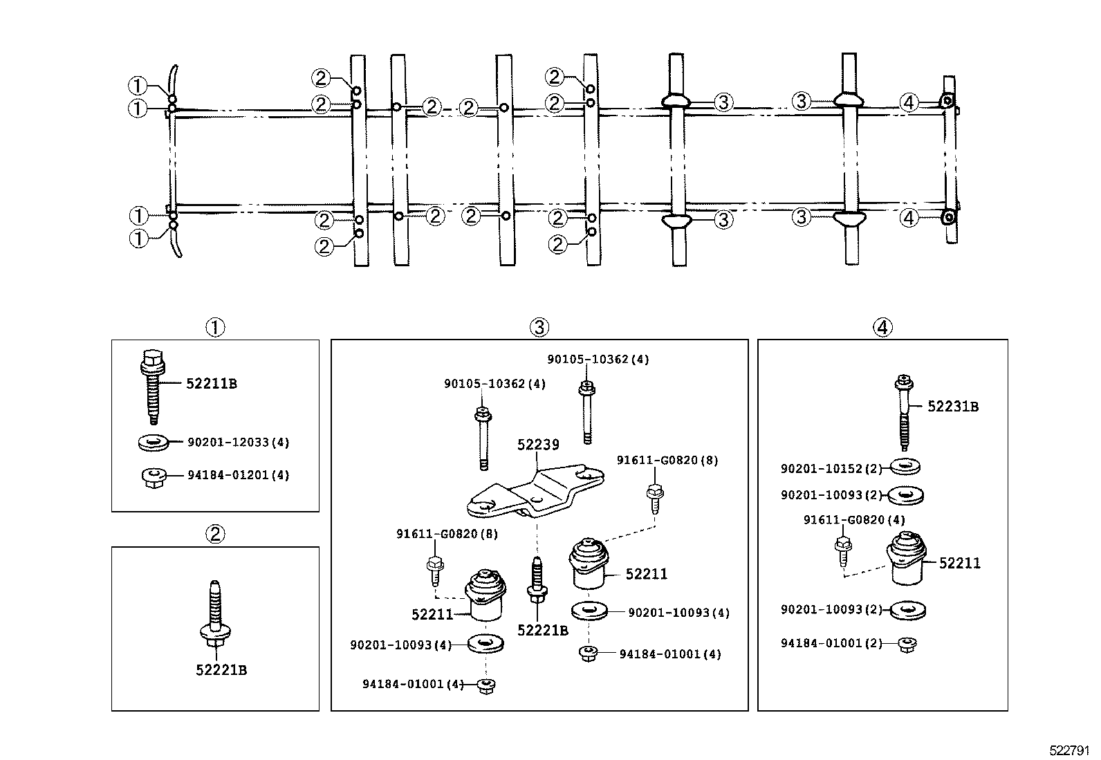  COASTER CHINA |  CAB MOUNTING BODY MOUNTING