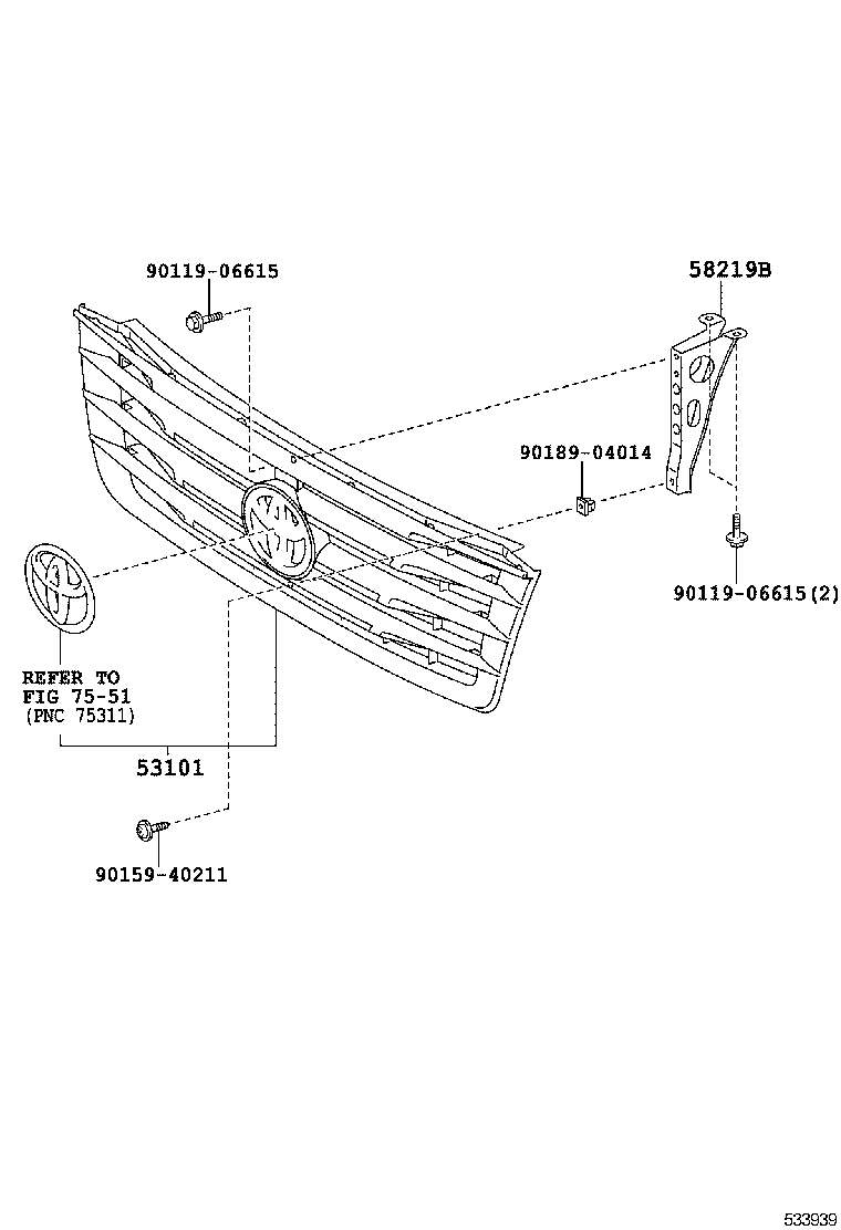  COASTER CHINA |  RADIATOR GRILLE