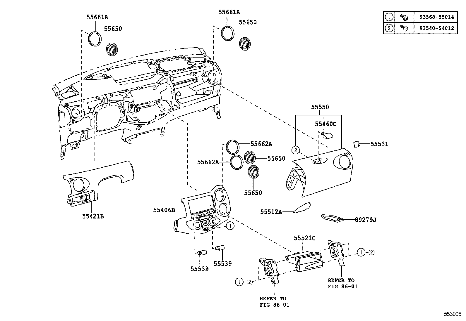  ETIOS |  INSTRUMENT PANEL GLOVE COMPARTMENT