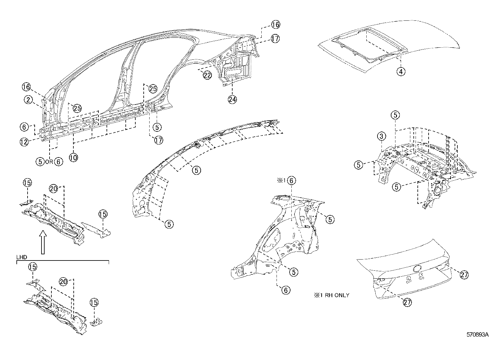  IS250 350 300H |  HOLE PLUG