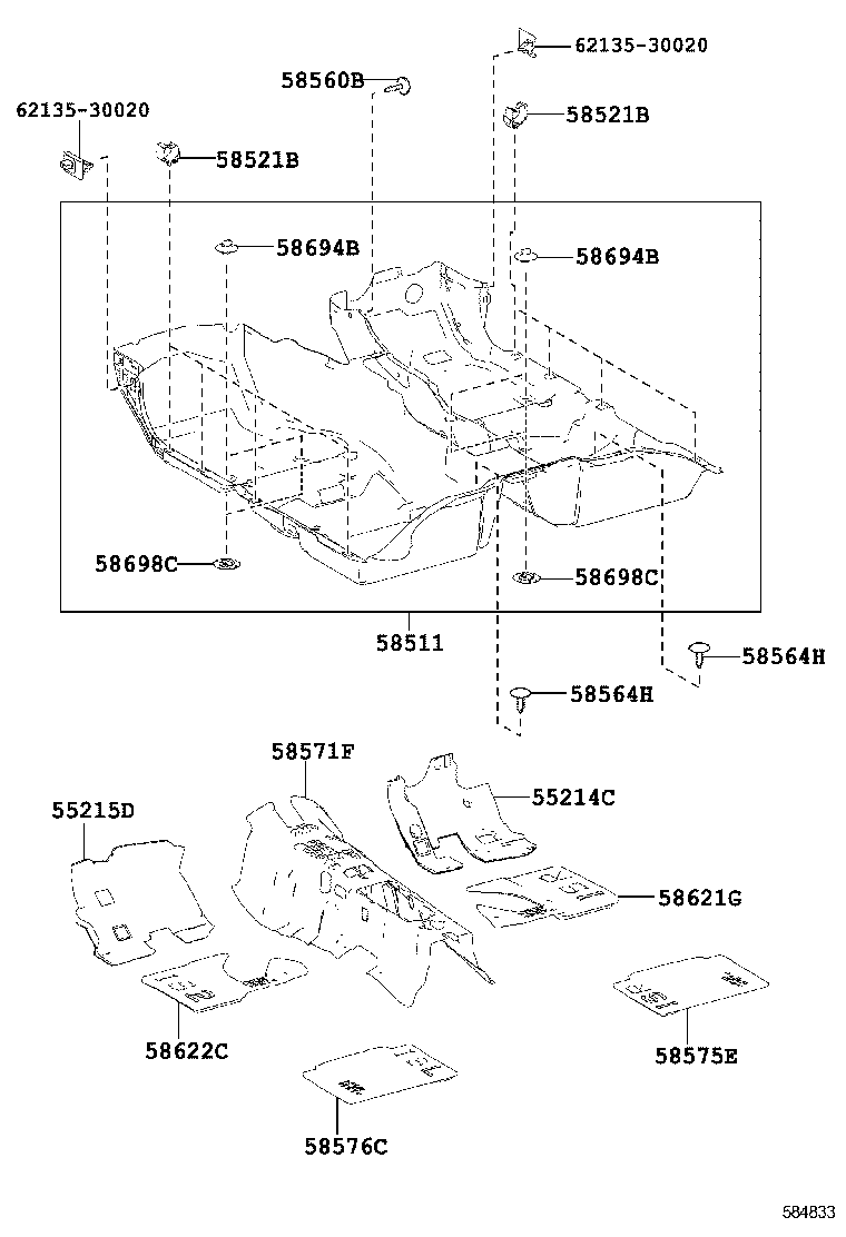  IS250 350 300H |  MAT CARPET